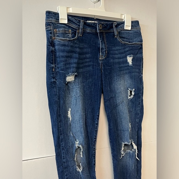 Women’s American Rag factory distressed jeans. Size 9. - Picture 12 of 16